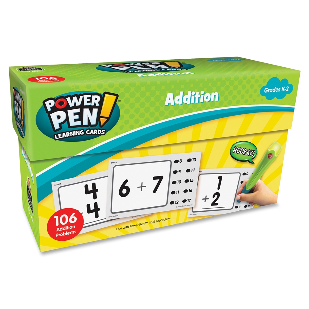 Teacher Created Resources Power Pen Addition Cards - Theme/Subject: Learning - Skill Learning: Addition - 53 Pieces - 53 / Each. Picture 2