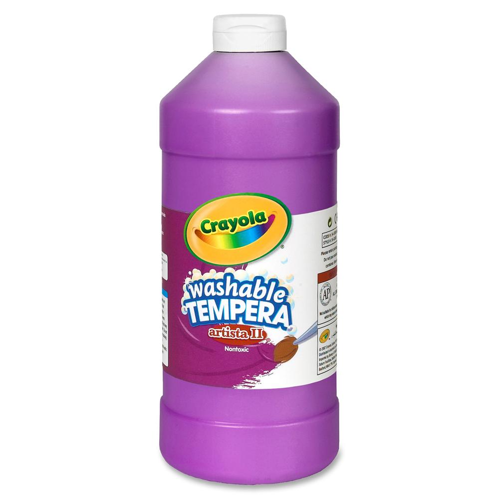 Crayola Washable Tempera Paint - 1 quart - 1 Each - Violet. Picture 2