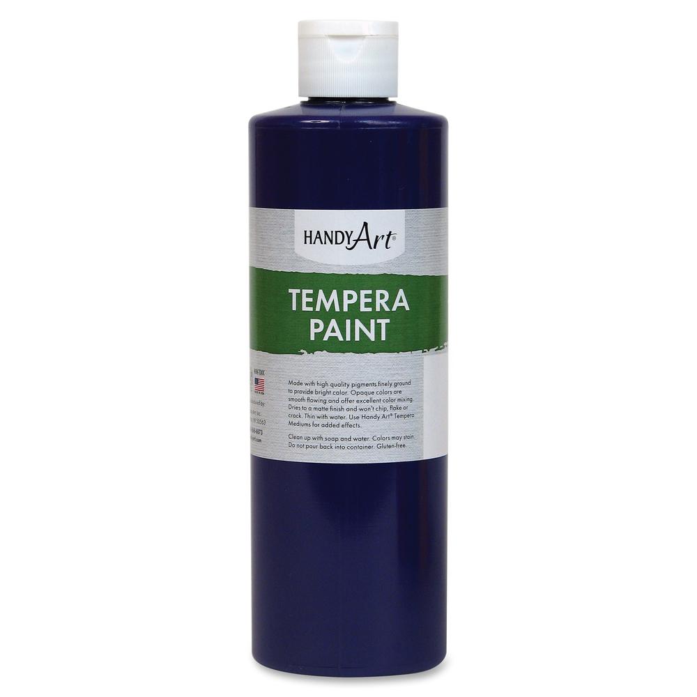 Handy Art 16 oz. Premium Tempera Paint - 16 fl oz - 1 Each - Violet. Picture 2