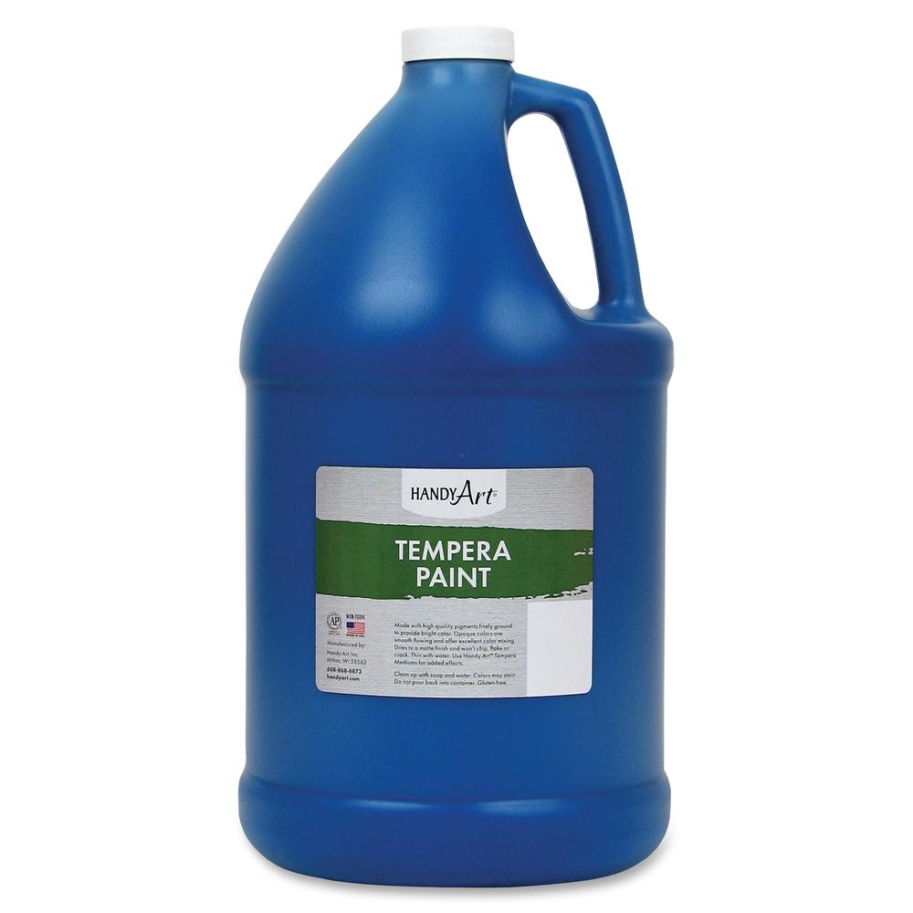 Handy Art Premium Tempera Paint Gallon - 1 gal - 1 Each - Blue. Picture 2