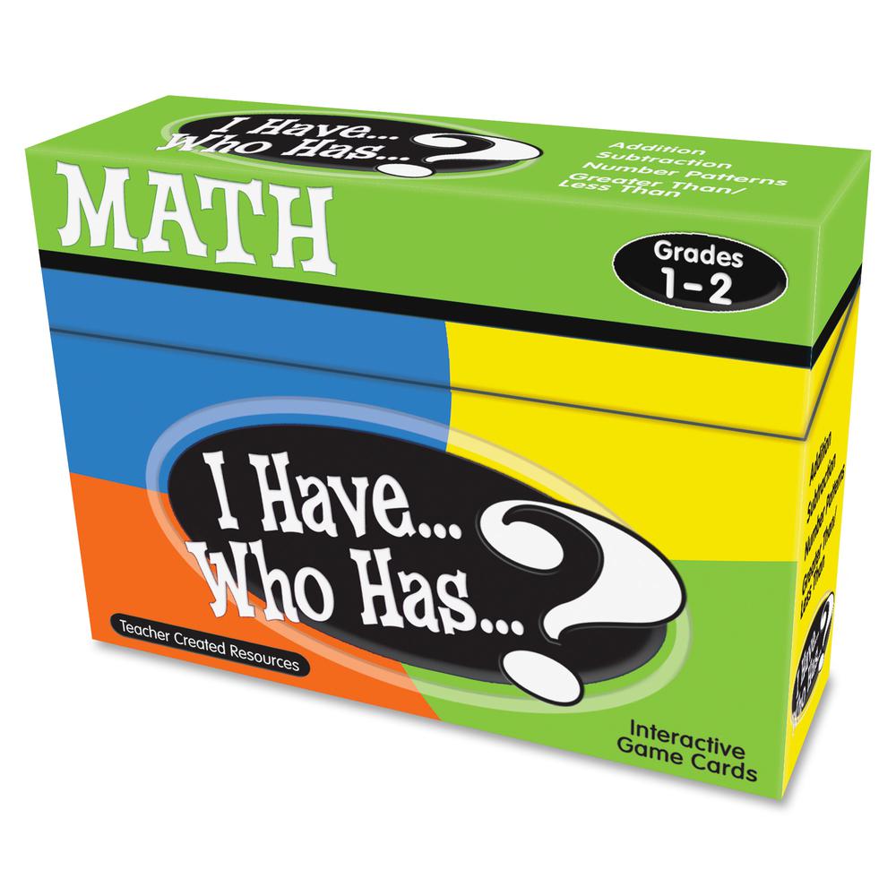 Teacher Created Resources 1&2 I Have Who Has Math Game - Educational - 1 Each. Picture 2