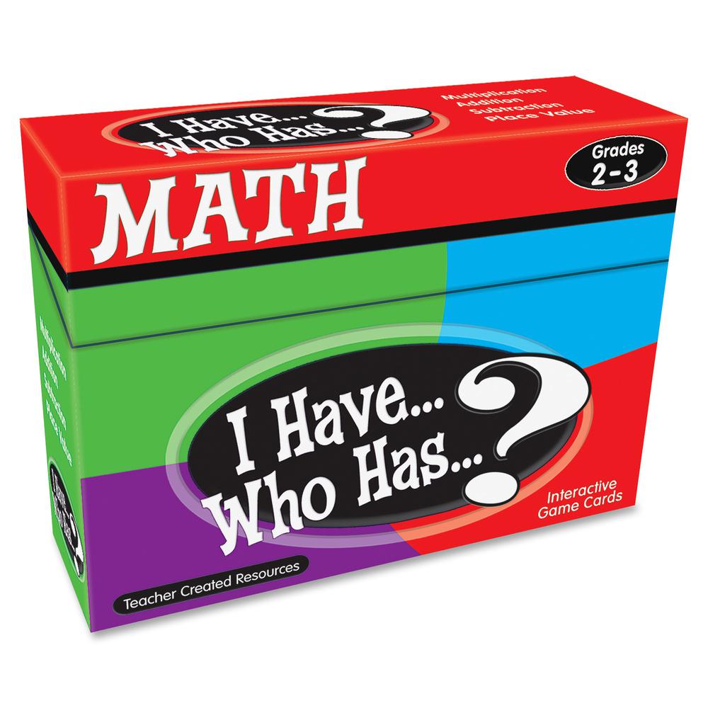 Teacher Created Resources 2&3 I Have Who Has Math Game - Educational - 1 Each. Picture 2