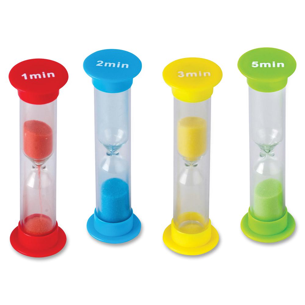 Teacher Created Resources Small Sand Timers Set - Skill Learning: Timing - 4 Pieces - 4 / Pack. Picture 2
