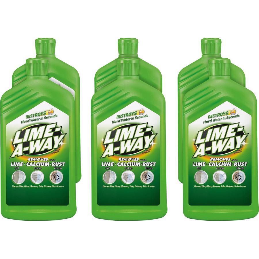 Lime-A-Way Cleaner - For Multipurpose - 28 fl oz (0.9 quart) - 6 / Carton - Unscented - Clear. Picture 3