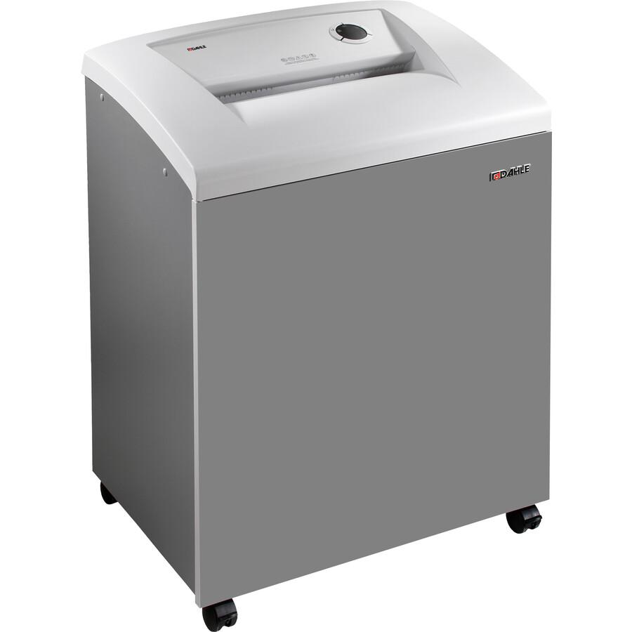Dahle 50564 Oil-Free Department Shredder - Continuous Shredder - Cross Cut - 24 Per Pass - for shredding Staples, Paper Clip, Credit Card, CD, DVD - 0.125" x 1.563" Shred Size - P-4 - 30 ft/min - 16" . Picture 13