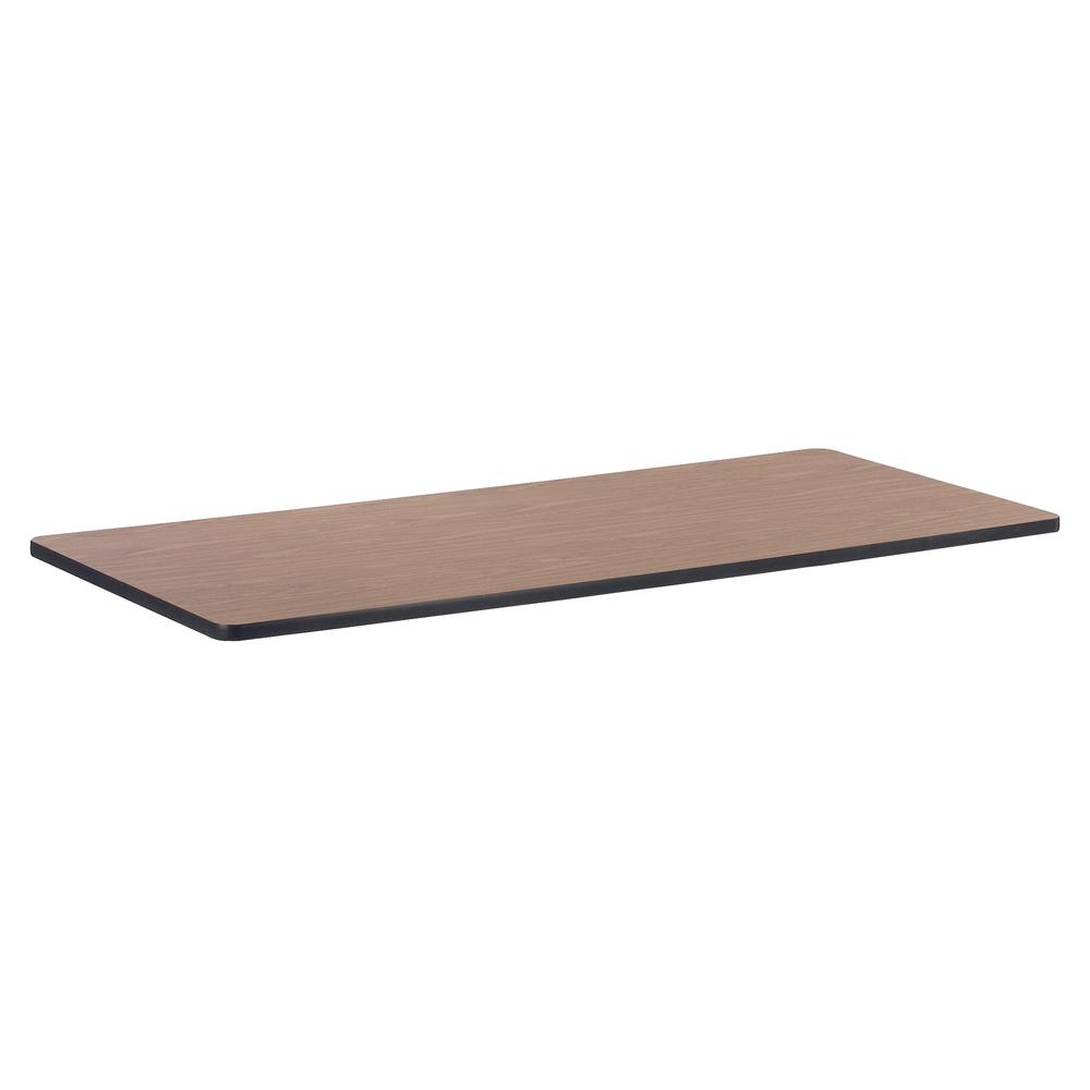 Lorell Classroom Activity Tabletop - High Pressure Laminate (HPL) Rectangle, Medium Oak Top - 30" Table Top Width x 72" Table Top Depth x 1.13" Table Top Thickness - Assembly Required - 1 Each. Picture 2