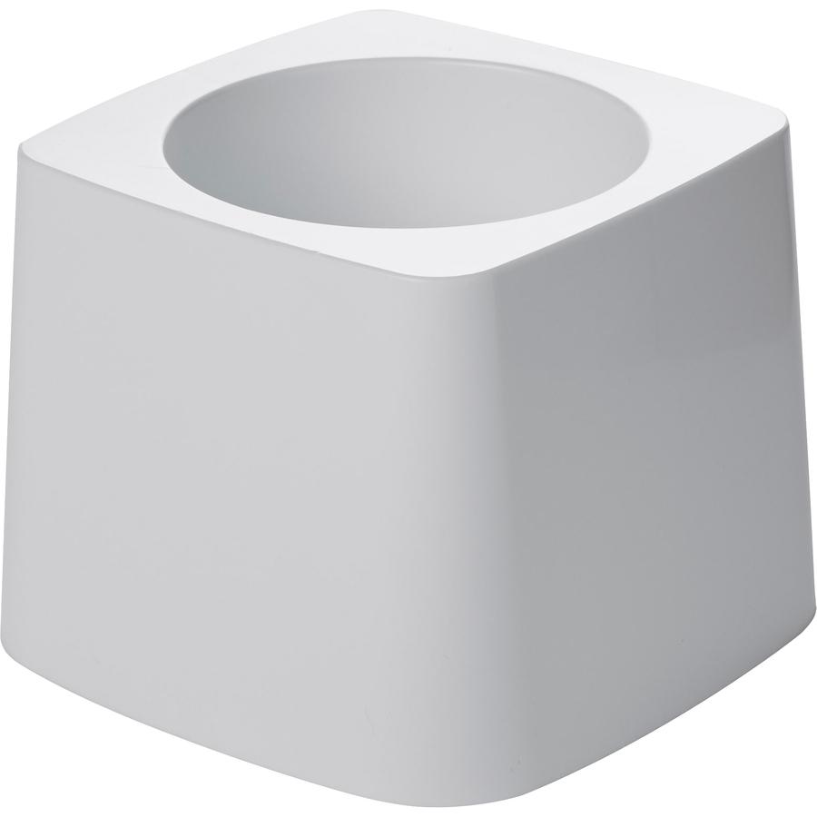 Rubbermaid Commercial Toilet Bowl Brush Holder - Vertical - Plastic - 24 / Carton - White. Picture 3