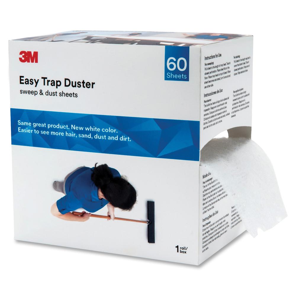 3M Easy Trap Duster System - 6" Width - Fiber - White - 480 / Carton. Picture 2