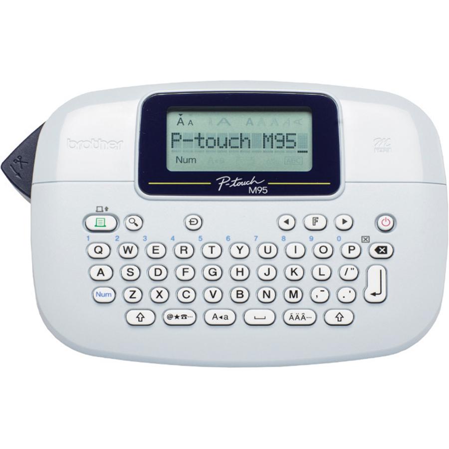 Brother P-Touch - PT-M95 - Label Maker - Thermal Transfer - Monochrome - Labelmaker - 0.30 in/s Mono - 230 dpi - LCD Screen - Handheld - Auto Power Off. Picture 3