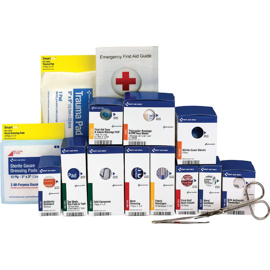 First Aid Only SmartCompliance First Aid Refill Pack - 94 x Piece(s) For 25 x Individual(s) - 94 / Box. Picture 2