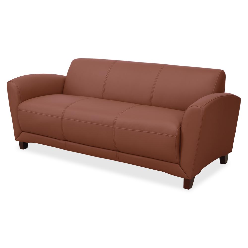 Lorell Reception Seating Collection Sofa - 34.5" x 75" x 31.1" - 1 Each. Picture 5