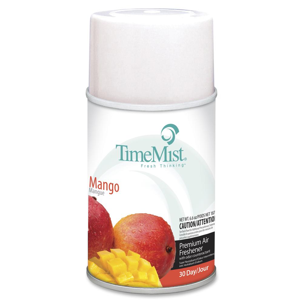 TimeMist Metered 30-Day Mango Scent Refill - Spray - 6000 ft³ - 6.6 fl oz (0.2 quart) - Mango - 30 Day - 1 Each - Long Lasting, Odor Neutralizer. Picture 2