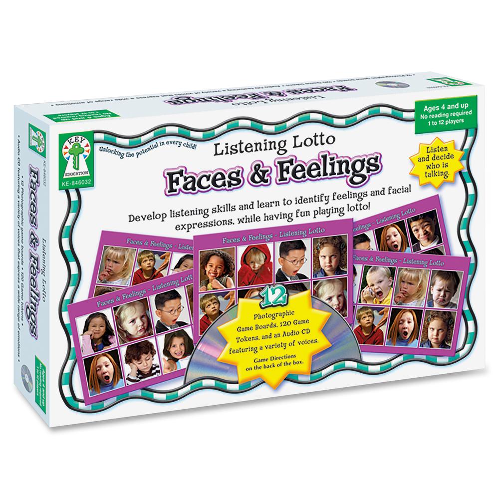 Carson Dellosa Education Grades PreK-1 Faces/Feelings Board Game - Educational - 1 to 12 Players - 1 Each. Picture 2