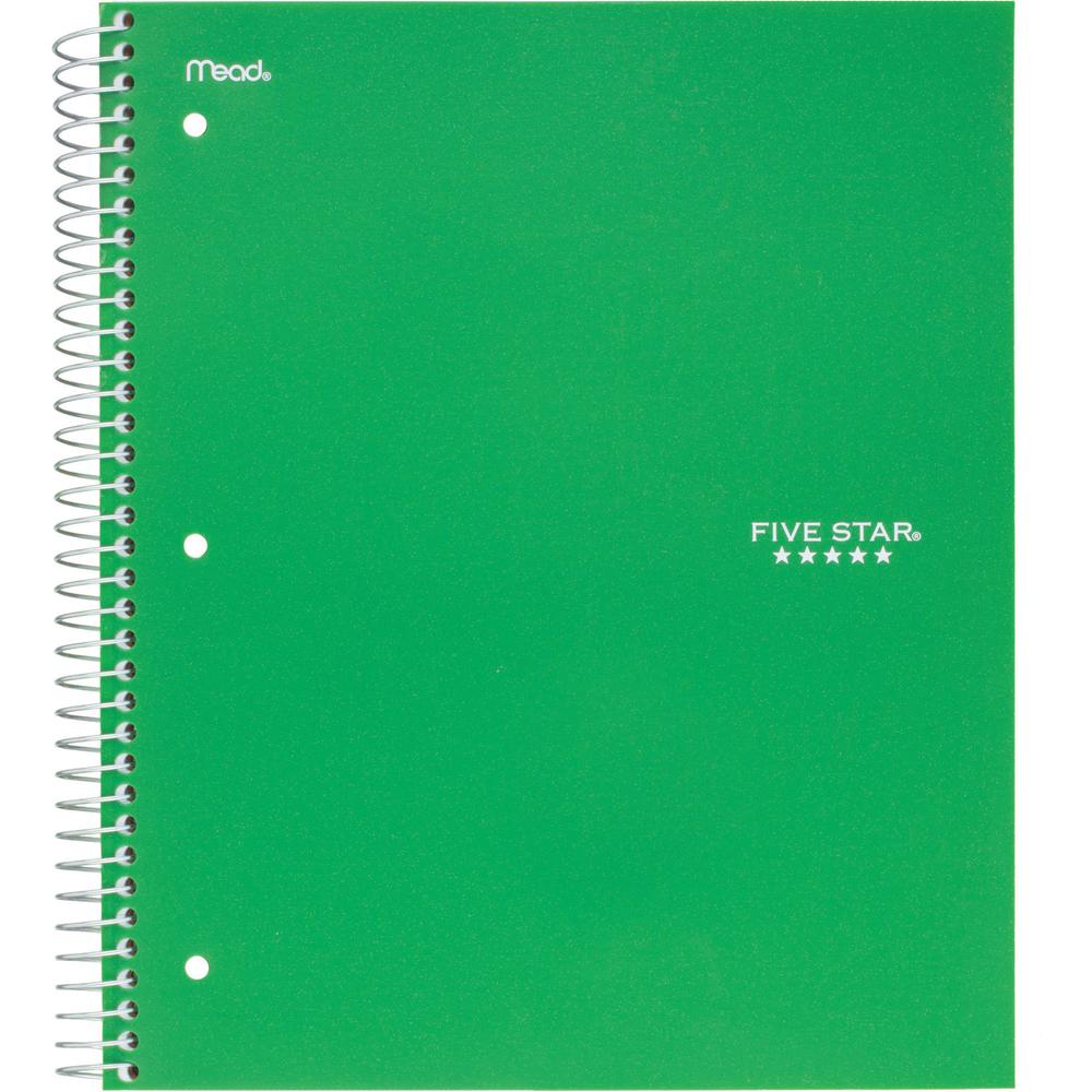 Five Star College Ruled 3 - subject Notebook - Letter - 150 Sheets - Wire Bound - College Ruled - Letter - 8 1/2" x 11" - GreenKraft Cover - 1 Each. Picture 2