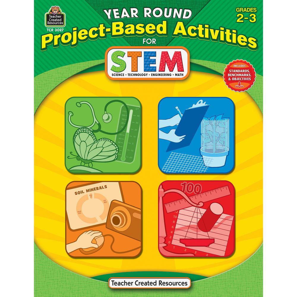 Teacher Created Resources Year Round Grades 3-4 Stem Project-Based Activities Book Printed Book - Teacher Created Resources Publication - Book - Grade 2-3. Picture 2