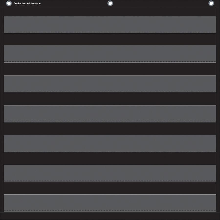 Teacher Created Resources Black 7 Pocket Chart - Theme/Subject: Learning - Skill Learning: Chart - 1 Each. Picture 4