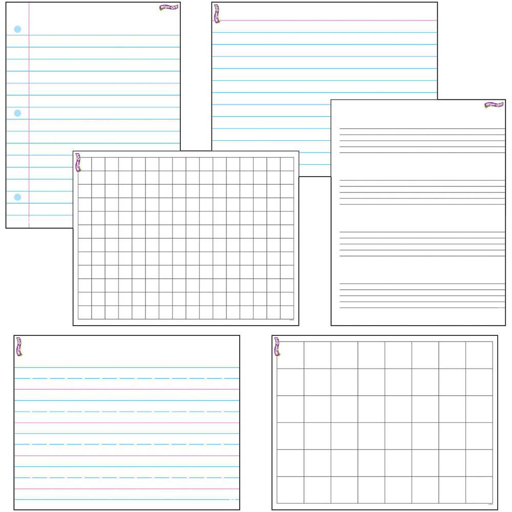 Trend Papers/Grids Wipe-Off Combo Pack. Picture 3
