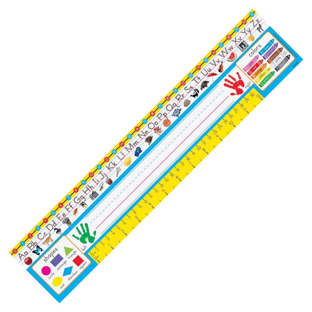 Trend PreK-1 Desk Toppers Reference Name Plates - 3.75" Height x 18" Width x 16" Length - 36 / Pack. Picture 2