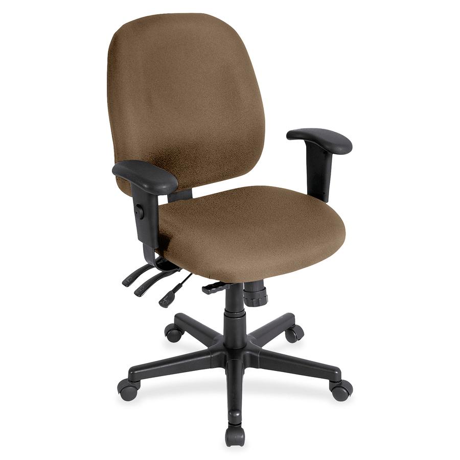 Eurotech 4x4sl with Seat Slider - Adobe Seat - Adobe Back - 5-star Base - Tea Time - Armrest - 1 Each. Picture 2