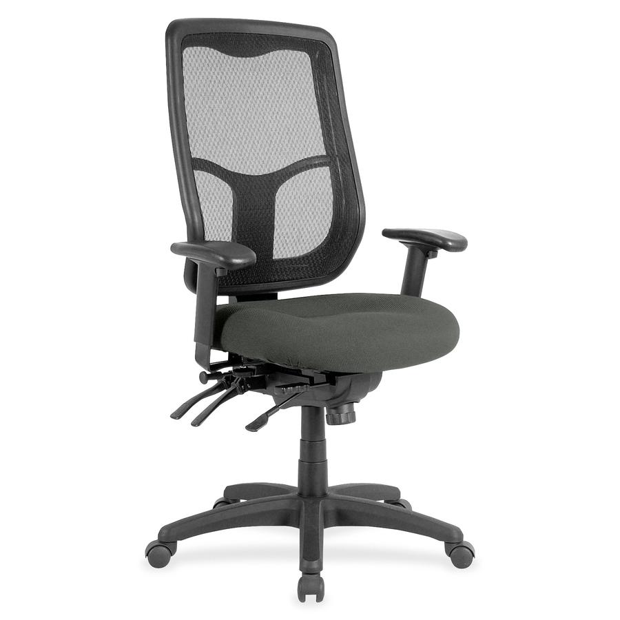 Eurotech Executive Chair - Fabric Seat - High Back - Ebony - 1 Each. Picture 2