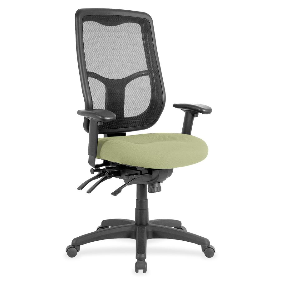 Eurotech Executive Chair - Fabric Seat - High Back - Sage - Vinyl - 1 Each. Picture 2