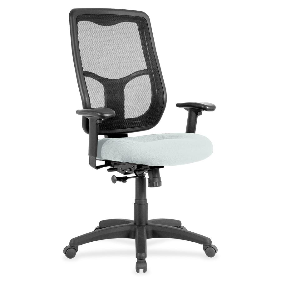 Eurotech Apollo High-back with Ratchet Back - Breezy Fabric, Vinyl Seat - High Back - 5-star Base - 1 Each. Picture 2