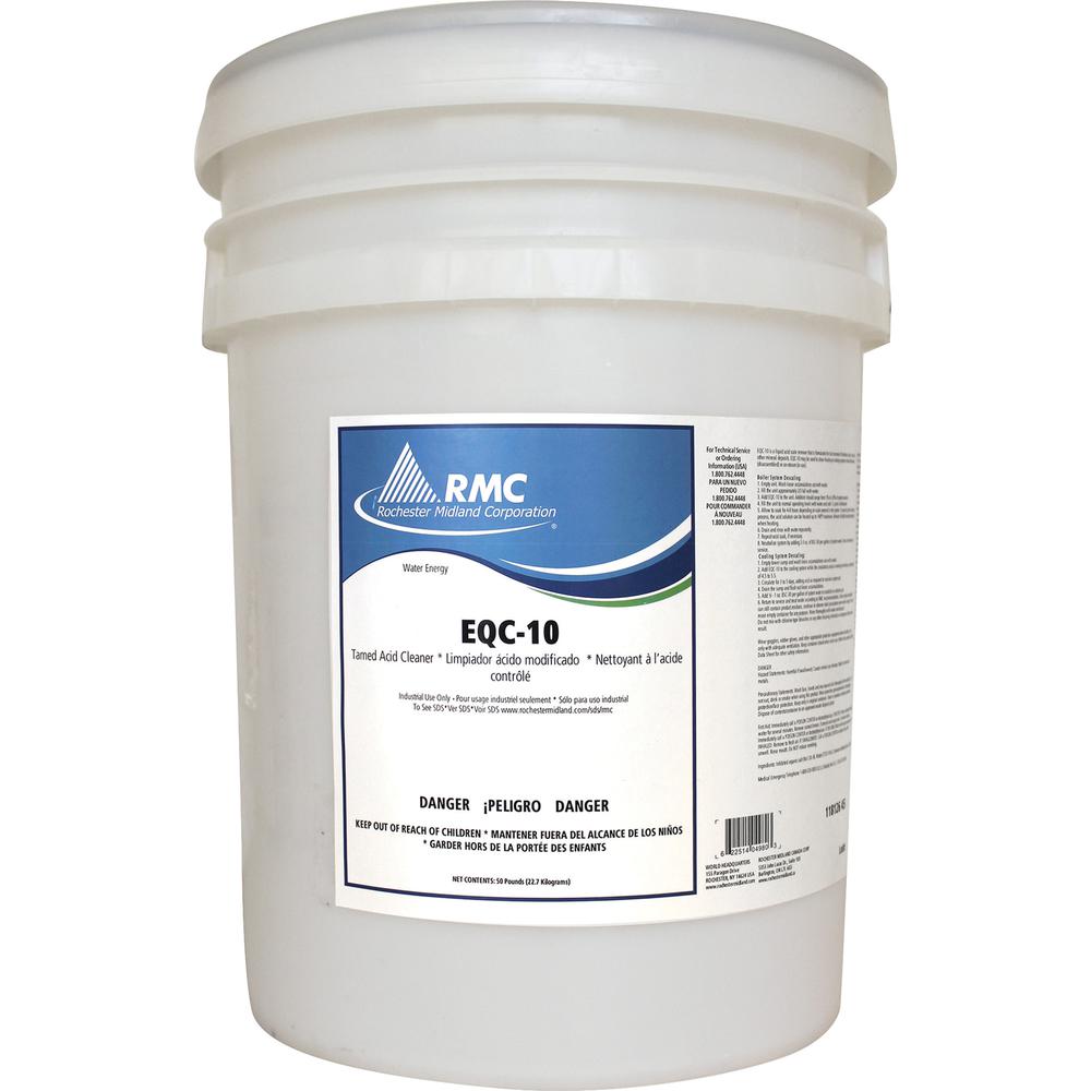 RMC Tamed Acid Cleaner - 800 oz (50 lb) - 1 / Carton - Yellow. Picture 2