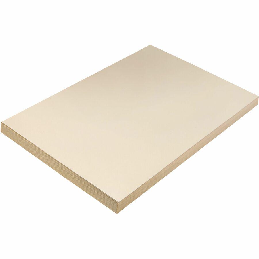 Pacon Medium Weight Manila Tagboard - Art Project, Craft Project - 12"Width x 18"Length - 100 / Pack - Manila. Picture 4