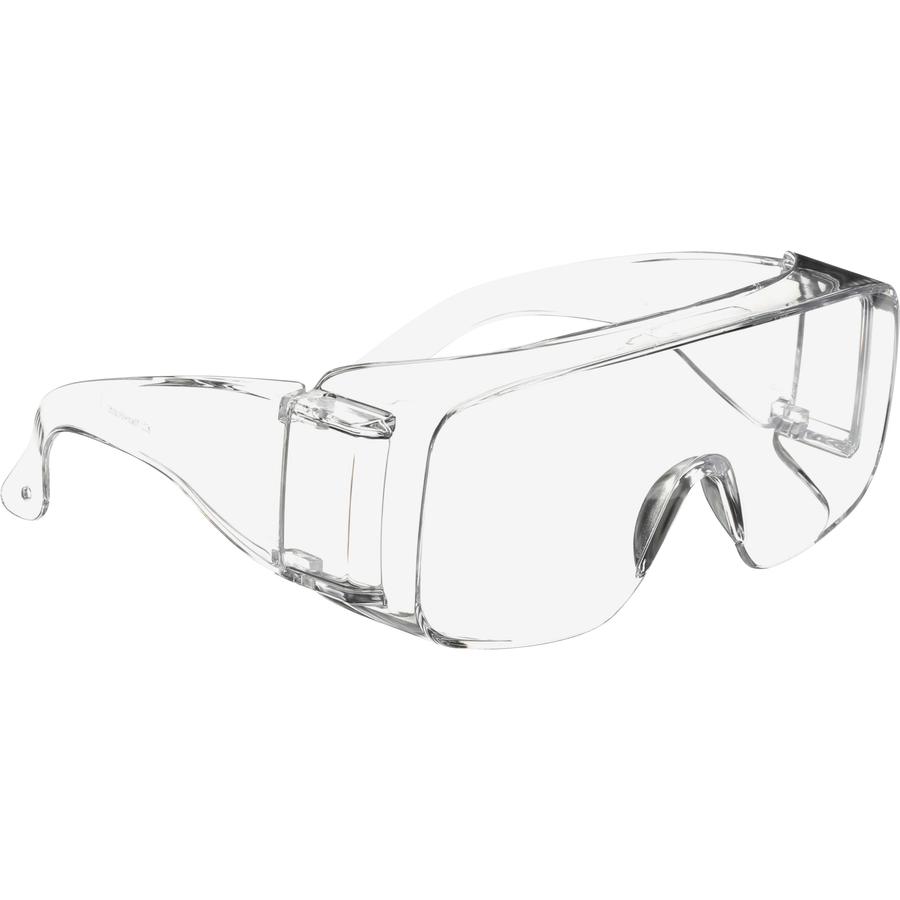 3M Tour-Guard V Protective Eyewear - Medium Size - Ultraviolet Protection - Clear Lens - 20 / Box. Picture 2