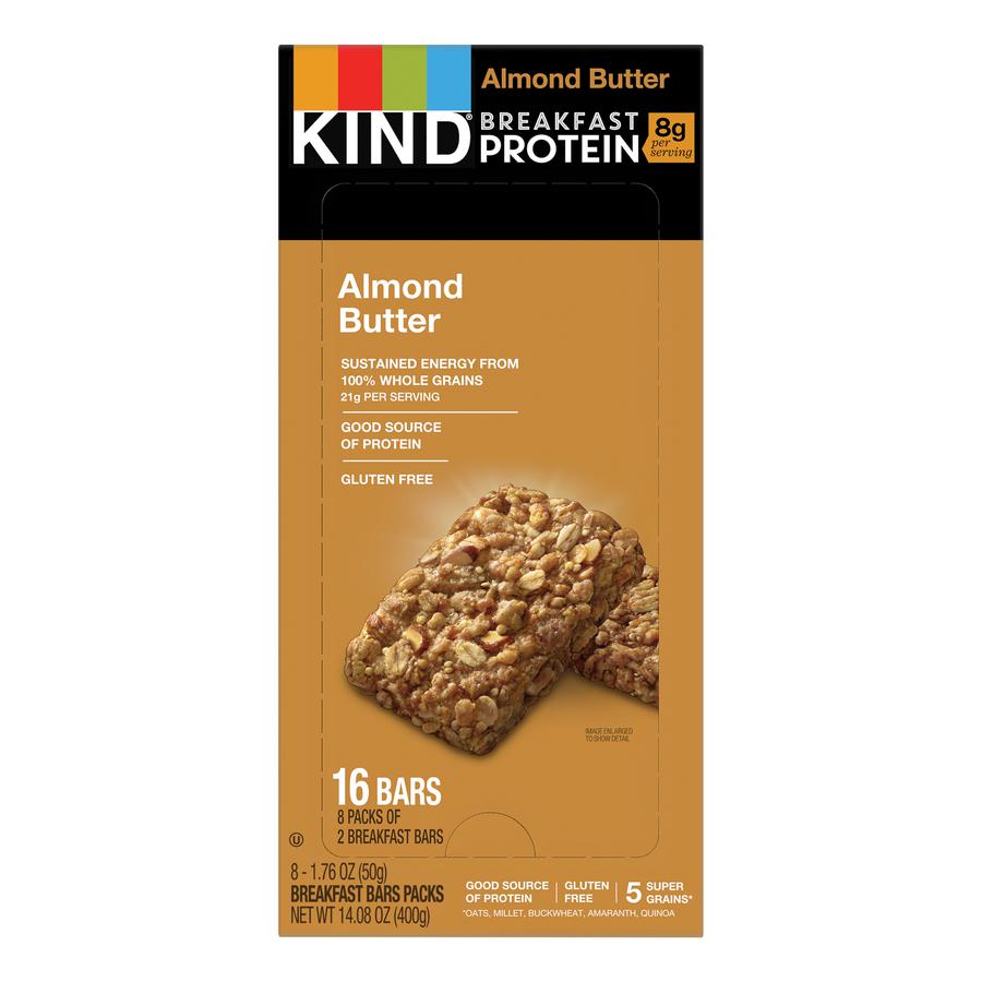 KIND Almond Butter - Trans Fat Free, High-fiber, Low Sodium, Dairy-free, Gluten-free, Peanut-free - Almond, Butter - 1.76 oz - 8 / Box. Picture 2