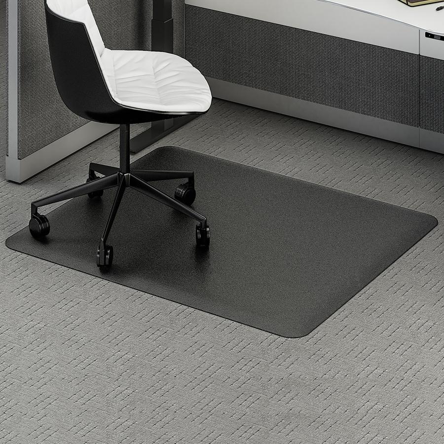 Deflecto Ergonomic Sit-Stand Chair Mat for Multi-surface - Workstation - 60" Length x 46" Width x 0.800" Depth - Rectangular - Foam - Black - 1Each. Picture 11