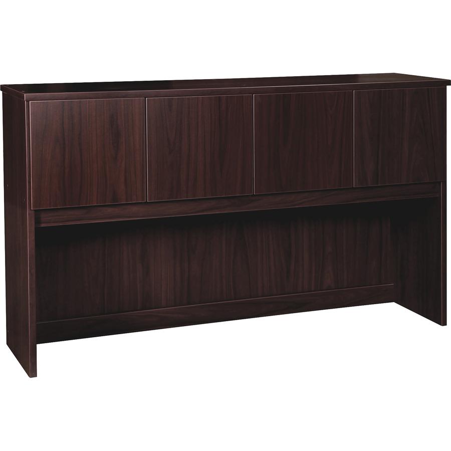 Lorell Prominence 2.0 Hutch - 66" x 16"39" - 4 Door(s) - Material: Particleboard - Finish: Laminate. Picture 5