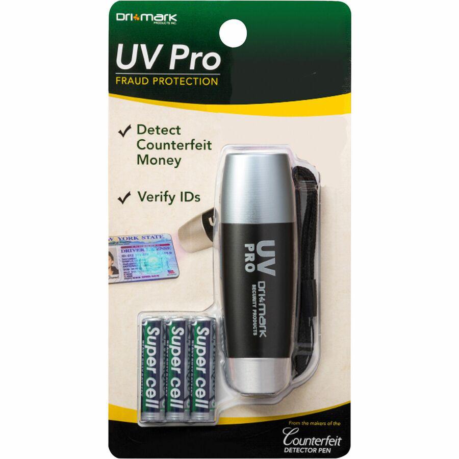 Dri Mark UV Pro Fraud Detector - Ultraviolet - Gray Silver - 1 Each. Picture 2