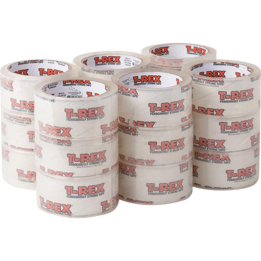 T-REX Packing Tape - 35 yd Length x 1.88" Width - 18 / Pack - Clear. Picture 3