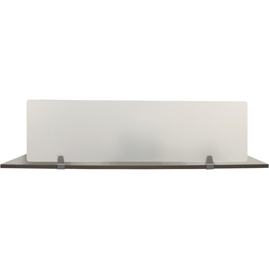 Lorell Relevance Series Modesty/Privacy Panel - 49.3" Width x 15.8" Height - Clear - 1 Each. Picture 10