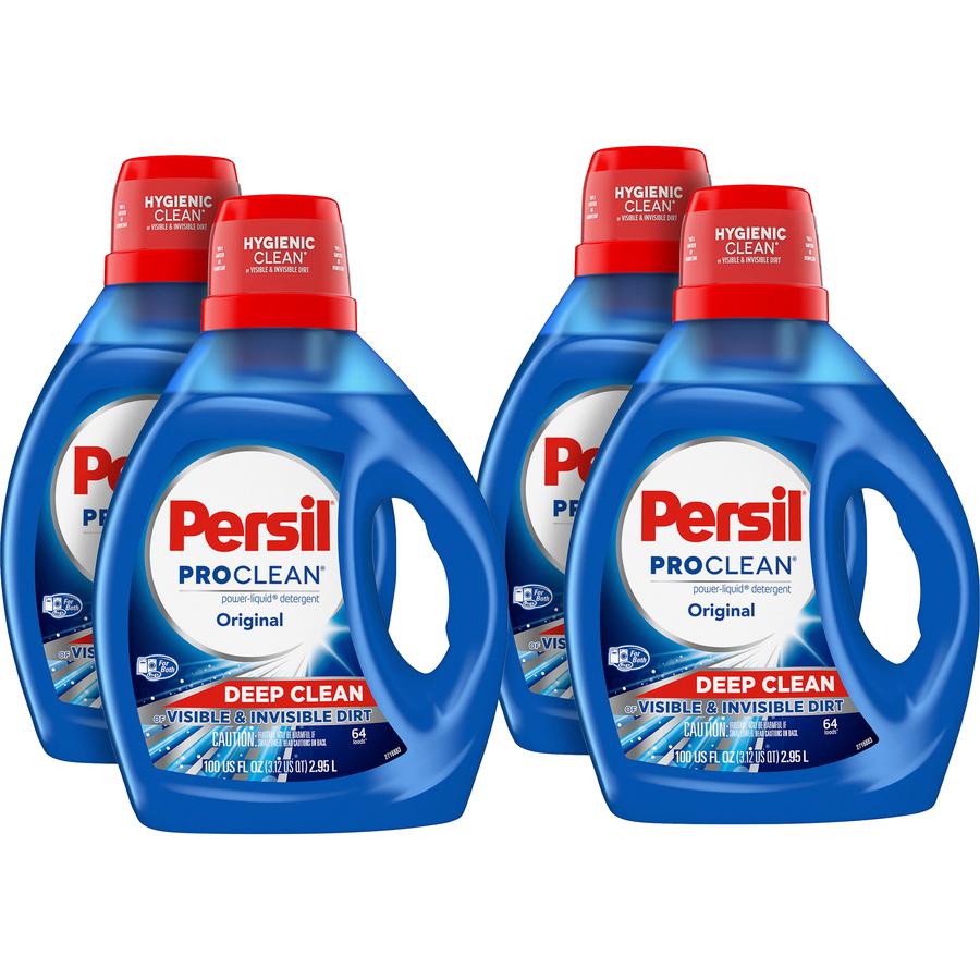 Persil ProClean Power-Liquid Detergent - 100 fl oz (3.1 quart) - Original ScentBottle - 4 / Carton - Blue. Picture 4