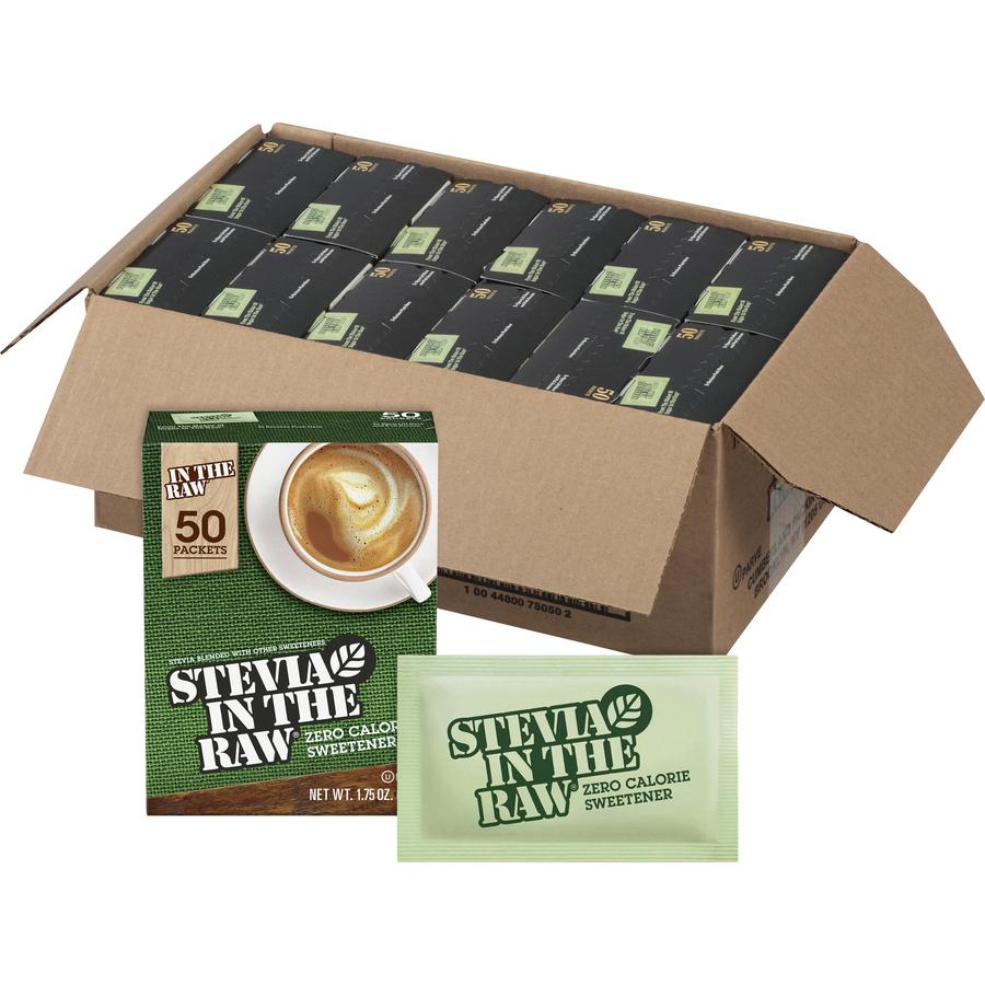Stevia In The Raw Natural Sweetener Packets - Stevia Flavor - Natural Sweetener - 600/Carton. Picture 4