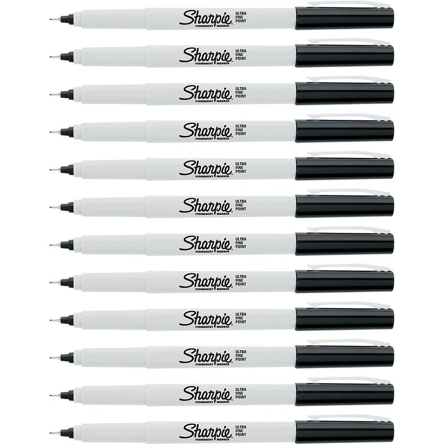 Sharpie Ultra Fine Permanent Markers - Ultra Fine Marker Point - Narrow Marker Point StyleAlcohol Based Ink - 12 / Dozen. Picture 2
