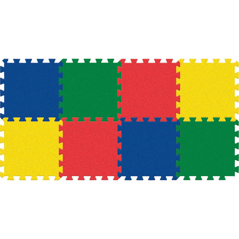 Carpet Tiles, Solid Color Expansion Pack, 12" x 12", 4 Count. Picture 2