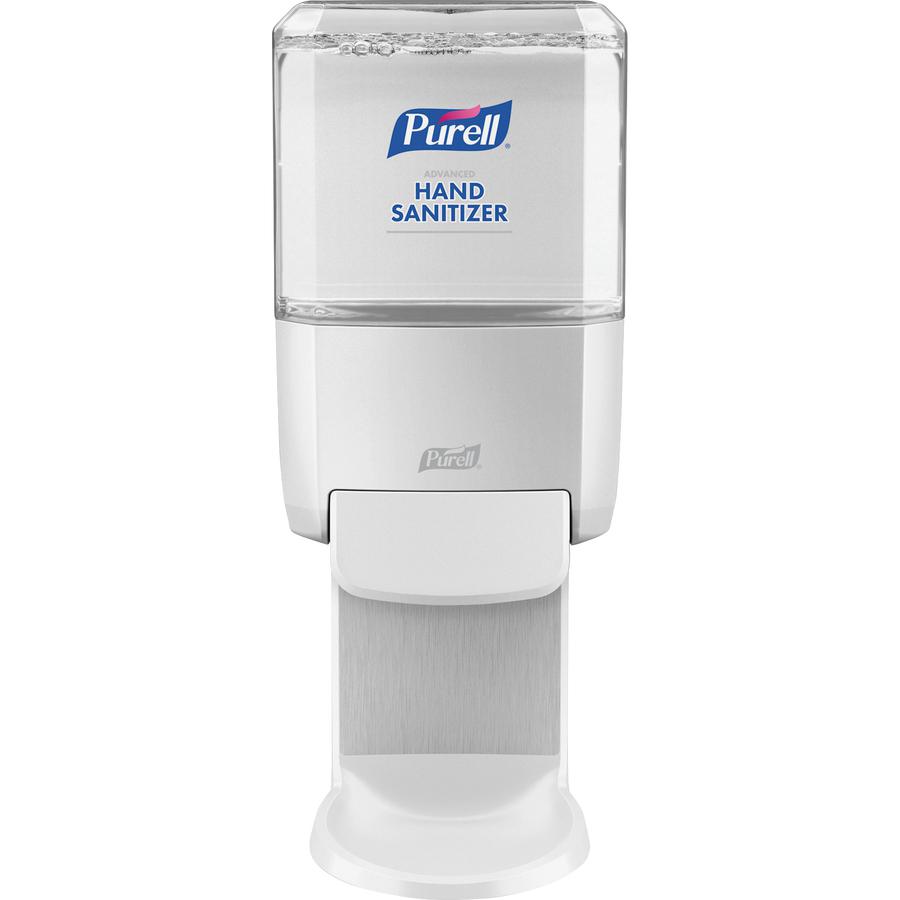 PURELL&reg; ES4 Hand Sanitizer Manual Dispenser - Manual - 1.27 quart Capacity - Locking Mechanism, Durable, Wall Mountable - White - 1 / Each. Picture 2