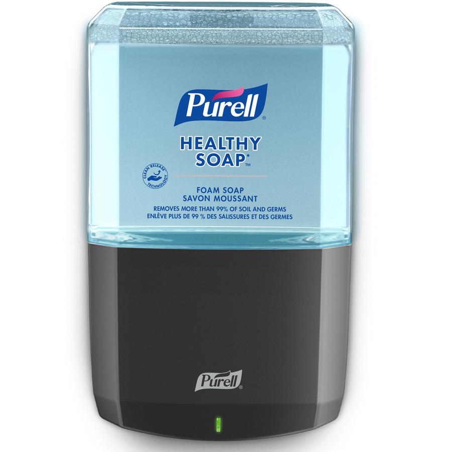 PURELL&reg; ES8 Soap Dispenser - Automatic - 1.27 quart Capacity - Touch-free, Refillable, Wall Mountable - Graphite - 1Each. Picture 2