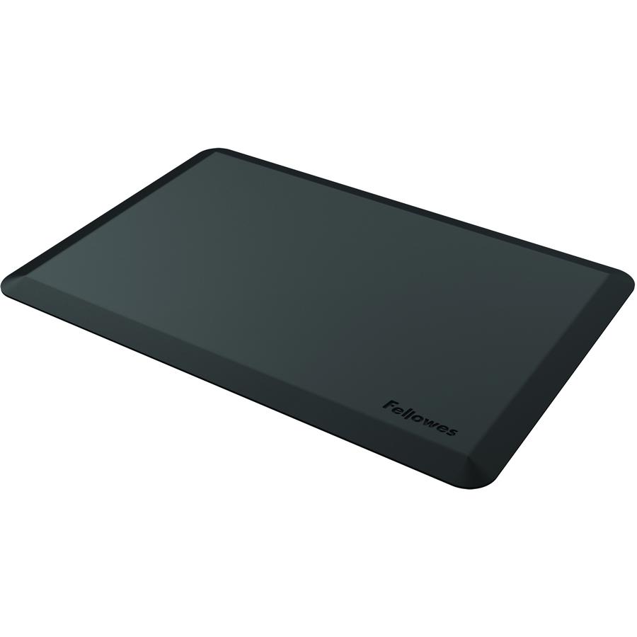 Fellowes Anti-Fatigue Wellness Mat - Floor - 36" Width x 24" Depth x 0.75" Thickness - Rectangle - Black. Picture 3