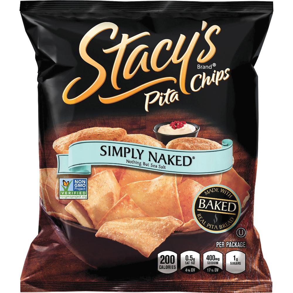 Stacy's Baked Pita Chips - No Artificial Flavor, No Artificial Color, Low Fat, No MSG - 24 / Box. Picture 2