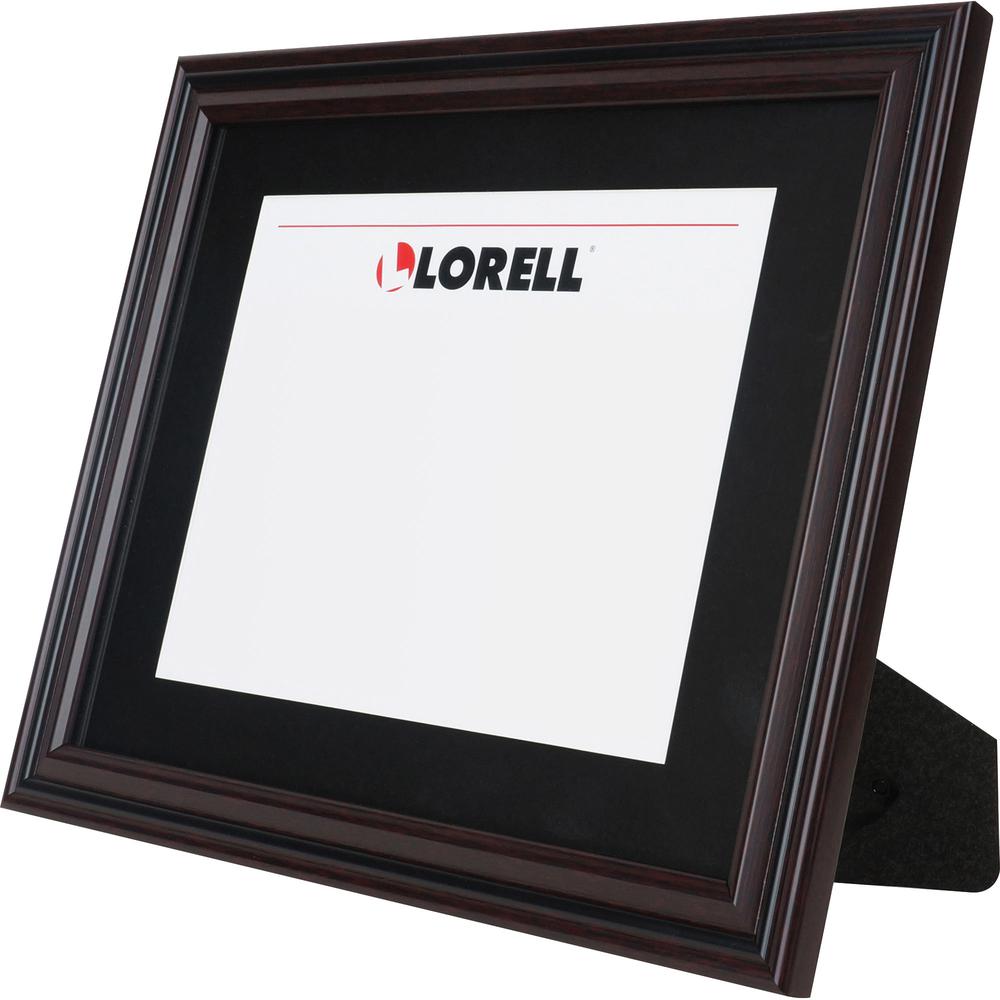 Lorell 2-toned Certificate Frame - 13" x 10.50" Frame Size - Rectangle - Desktop - Horizontal, Vertical - 1 Each - Rosewood. Picture 4