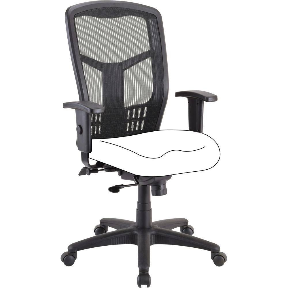 Lorell Ergomesh Executive Mesh High-Back Chair (86205) Frame - Black - 1 Each. Picture 2