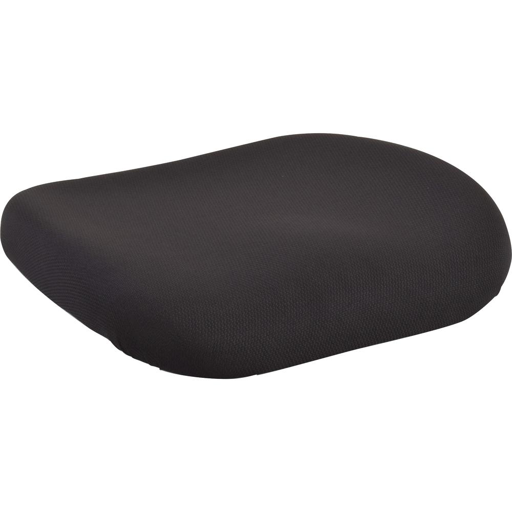 Lorell Premium Seat - Black - Fabric - 1 Each. Picture 2