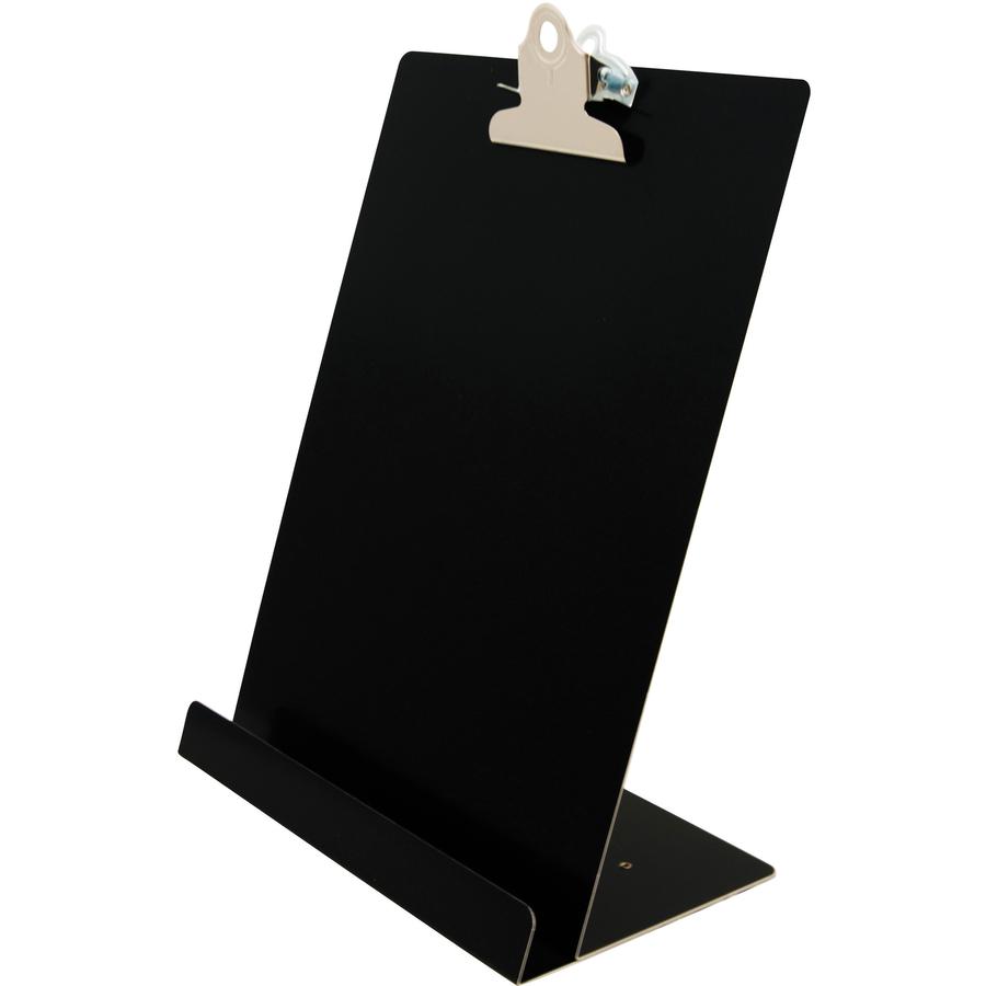 Saunders Document/Tablet Holder Stand - 12.3" x 9.5" x 5" - Aluminum - 1 Each - Black. Picture 2