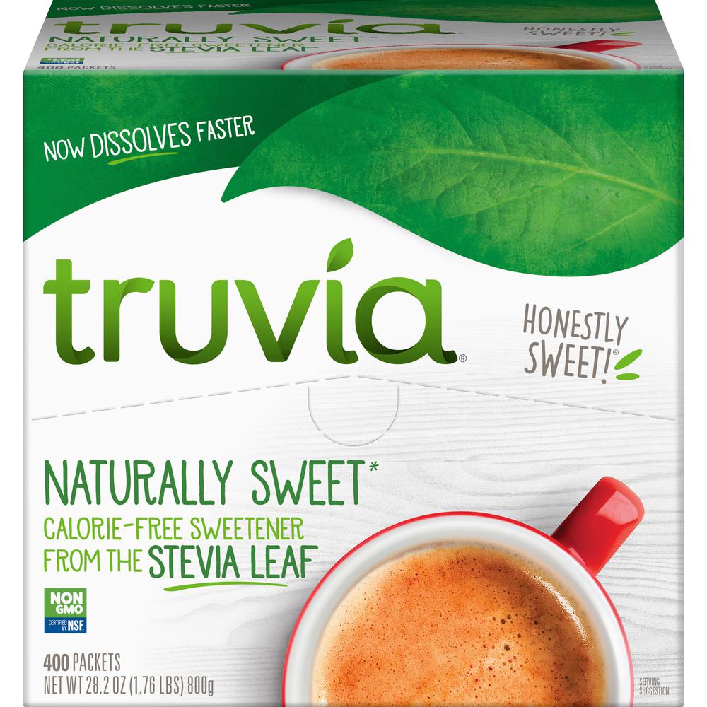 Truvia Sweetener Packets - Natural Sweetener - 400/Carton. Picture 2