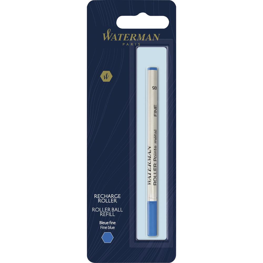 Waterman Fine Point Rollerball Pen Refill - Fine Point - Blue Ink - 1 Each. Picture 2