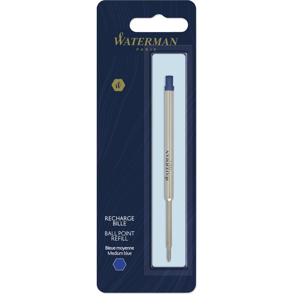 Waterman Ballpoint Pen Refill - Medium Point - Blue Ink - 1 Each. Picture 2